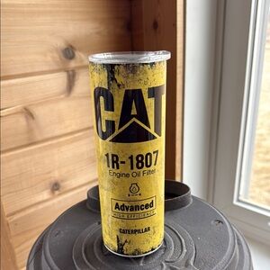 CAT Oil Filter Print Insulated Tumbler